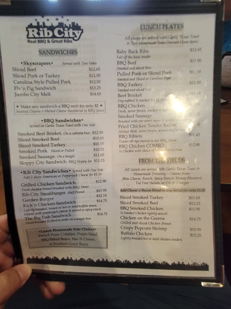 Menu Rib City Grill - Fruita-7
