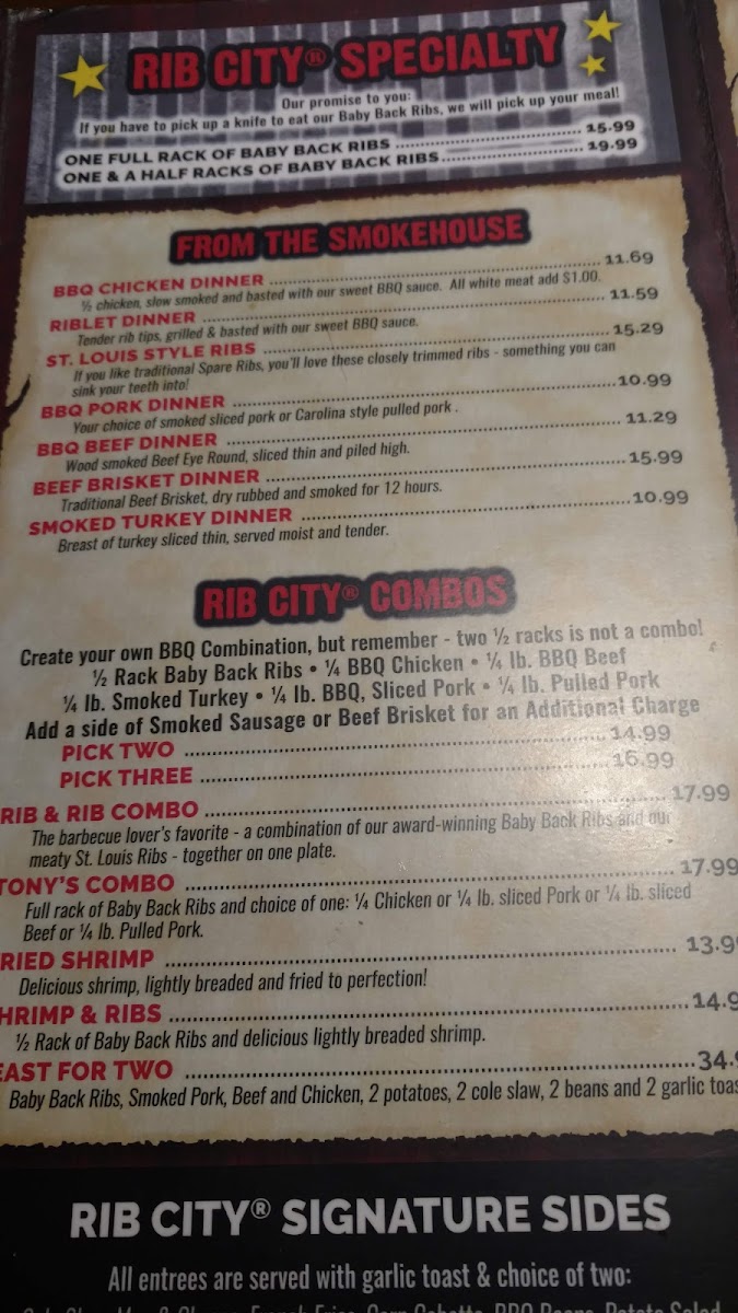 Menu Rib City Grill - Fruita-9