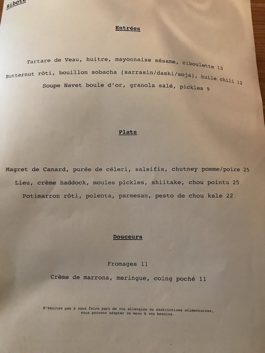 Menu Ribote-4