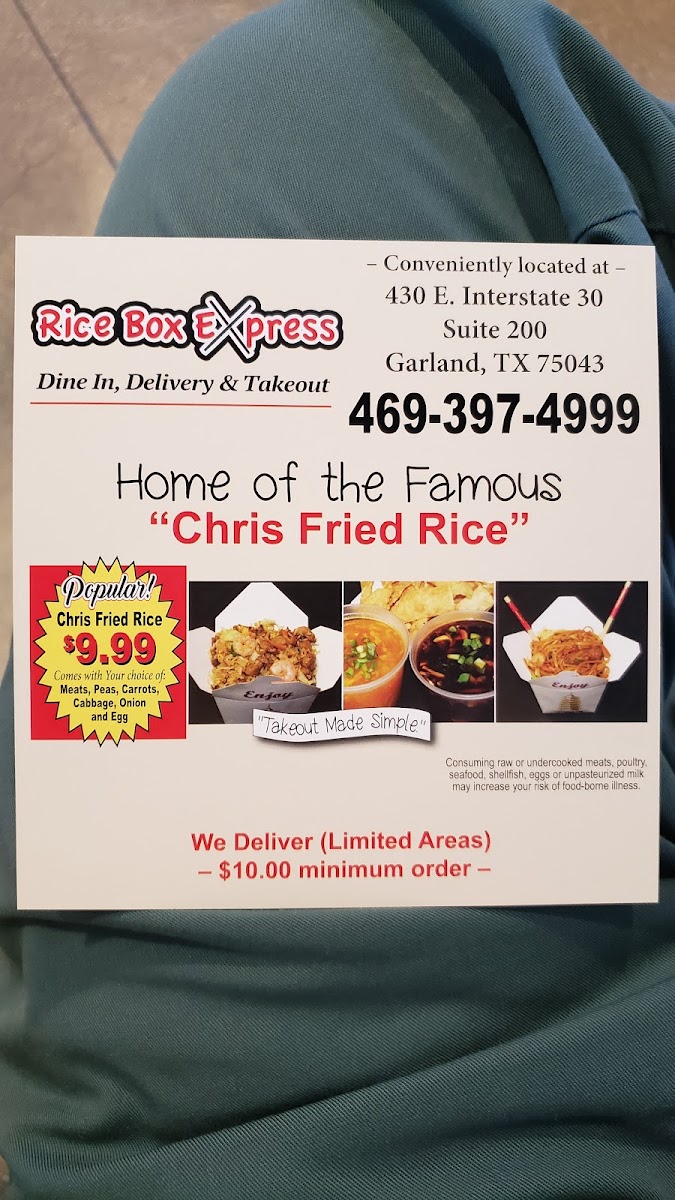 Menu Rice House Express-7
