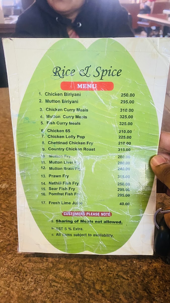 Menu Rice N Spice-1