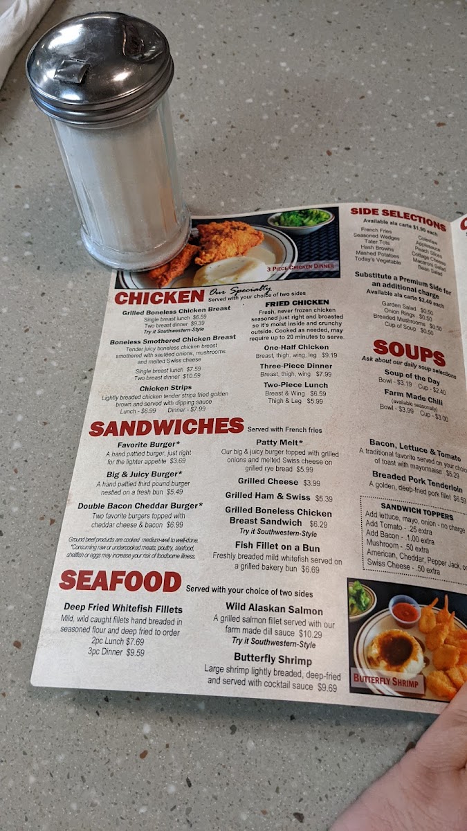 Menu Richards Restaurant - Decatur,in-3