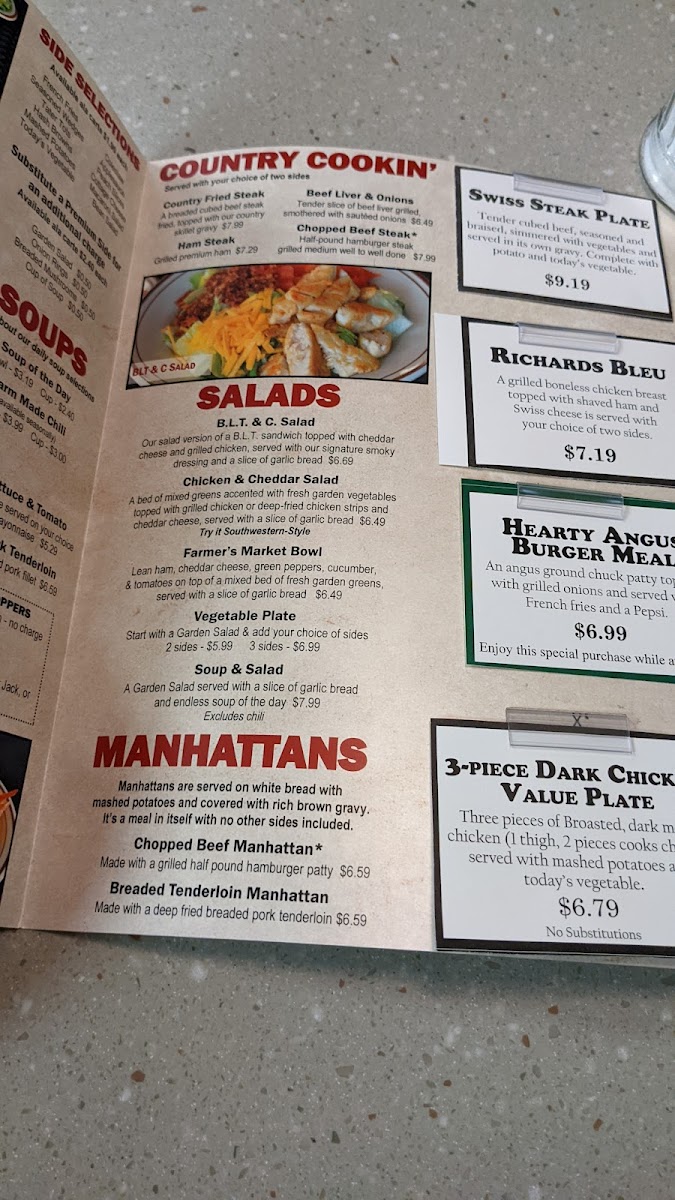 Menu Richards Restaurant - Decatur,in-6