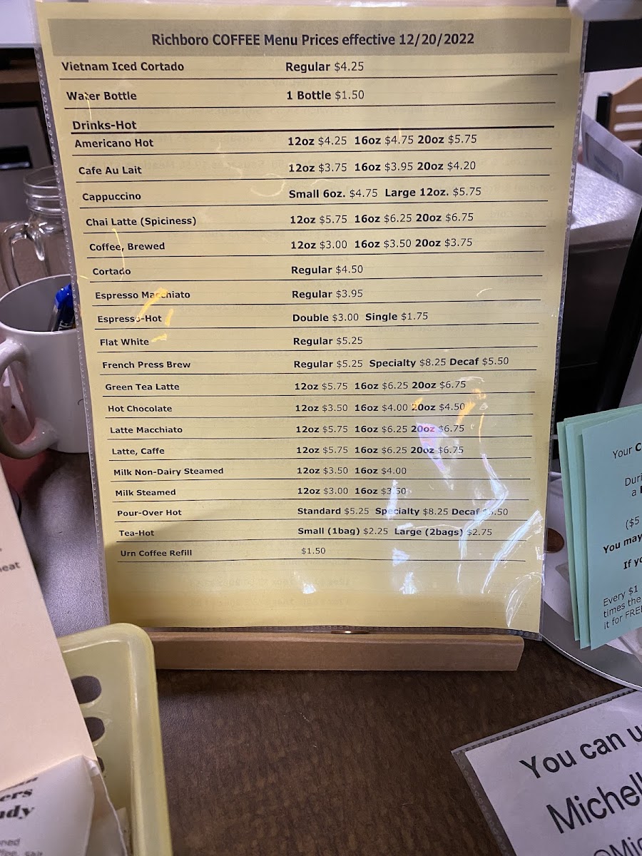 Menu Richboro Coffee & Roastery-2