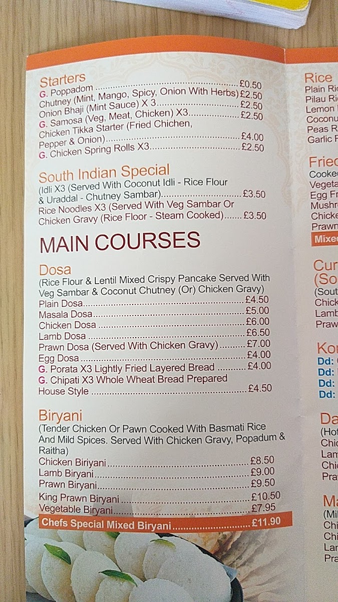 Menu Richie Indian Restaurant And Takeaway-2