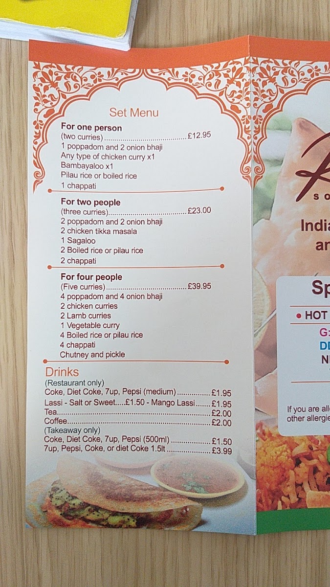 Menu Richie Indian Restaurant And Takeaway-3