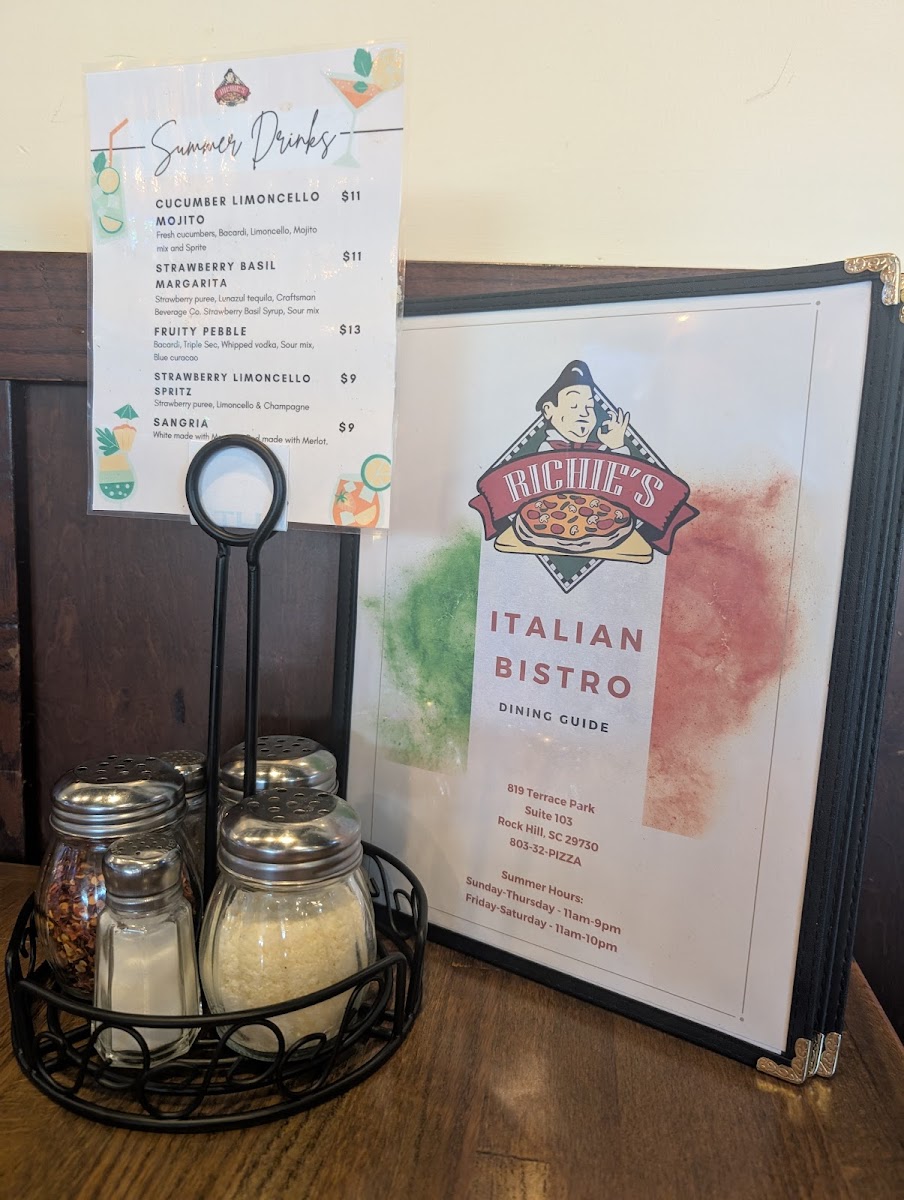 Menu Richie's Italian Bistro At Riverwalk-6
