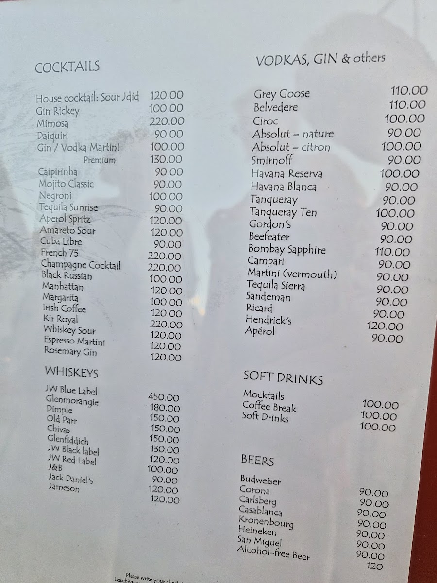 Menu Rick's Café-2