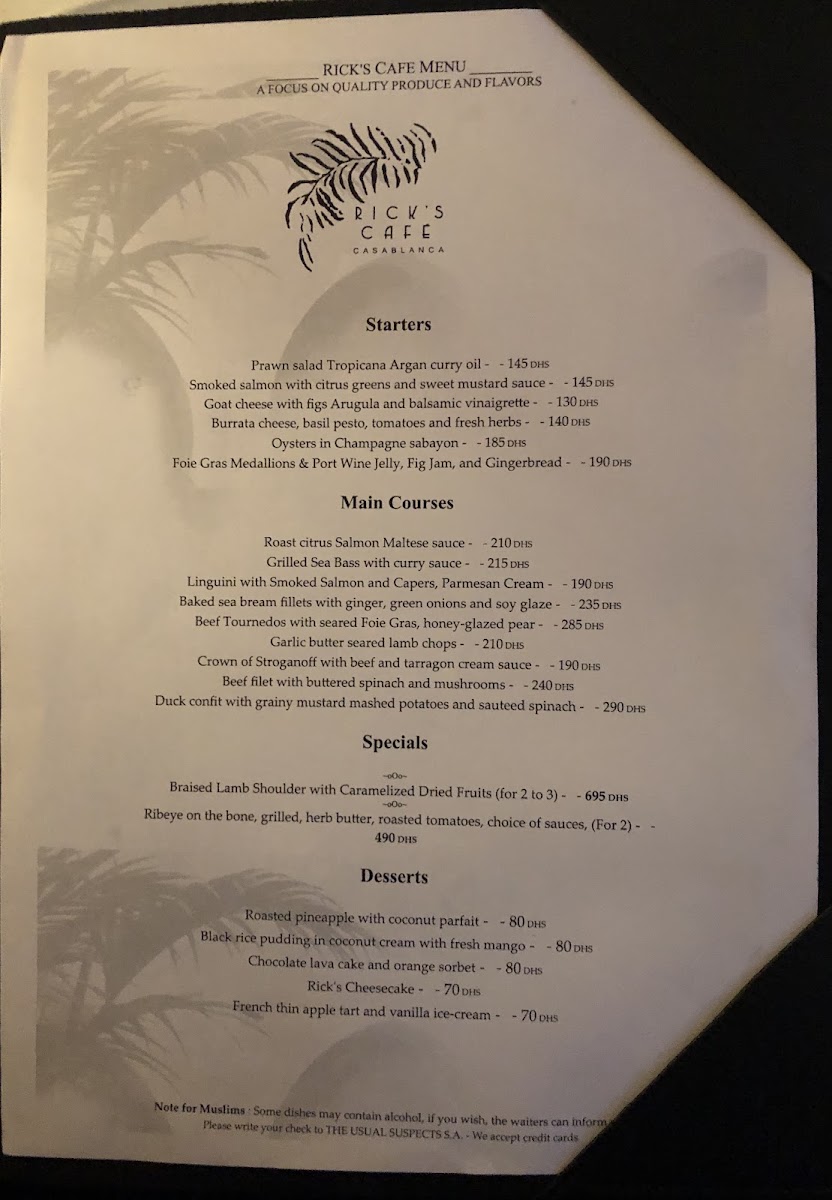Menu Rick's Café-8