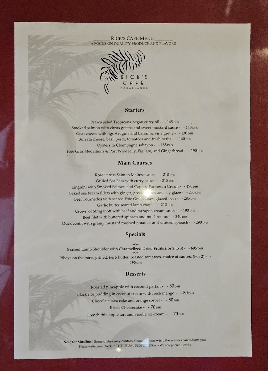 Menu Rick's Café-9