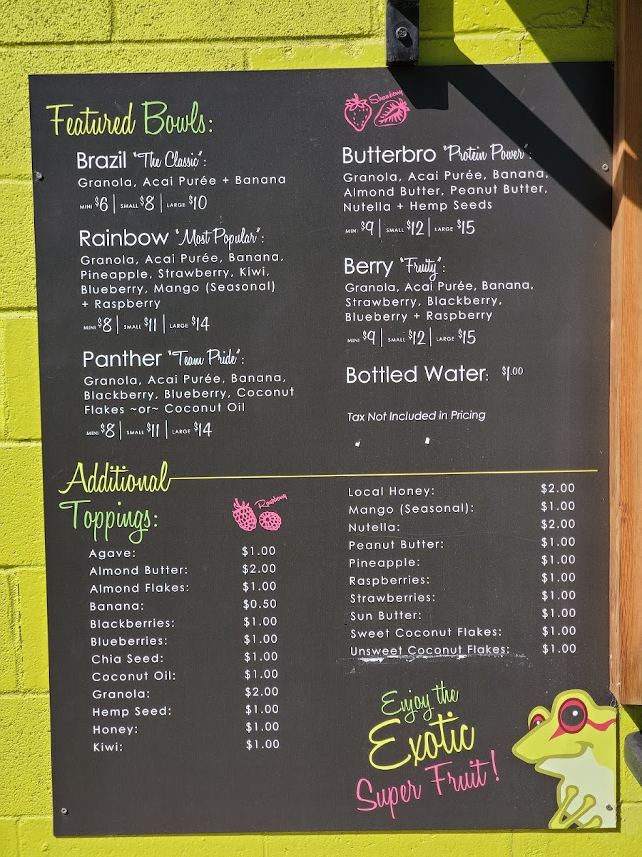 Menu Rico's Acai-1