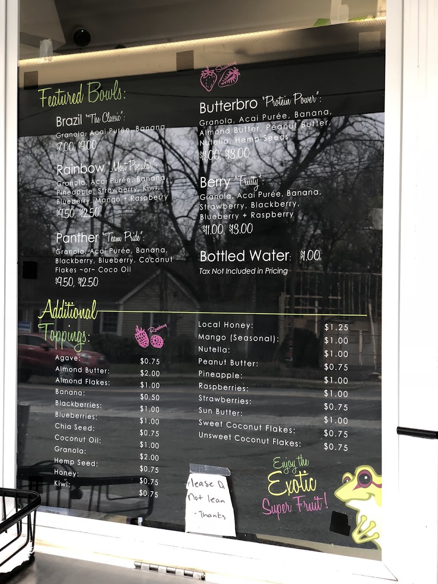 Menu Rico's Acai-5