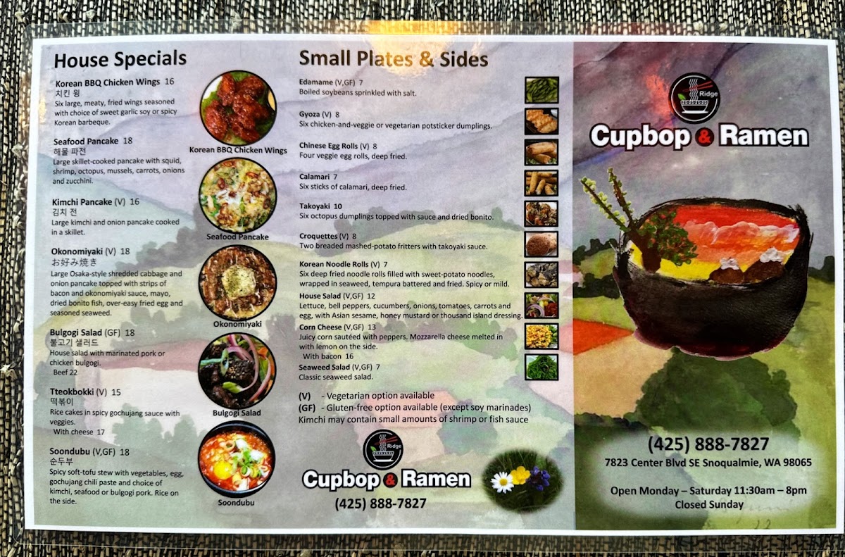 Menu Ridge Cupbop & Ramen-1
