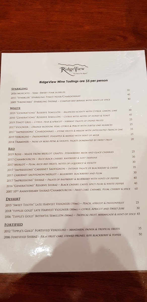 Menu Ridgeview-3