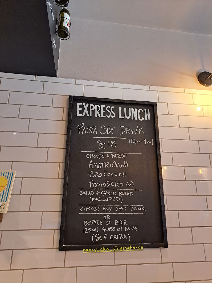 Menu Rigatoni's Altrincham-5