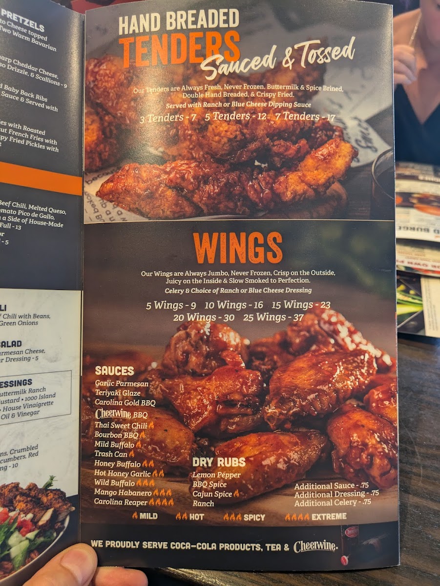 Menu Rigsby's Smoked Burgers, Wings & Grill-2