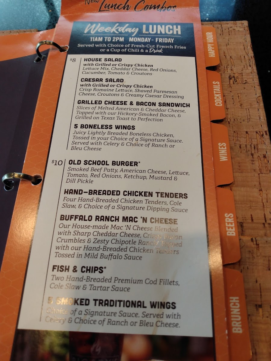 Menu Rigsby's Smoked Burgers, Wings & Grill-8