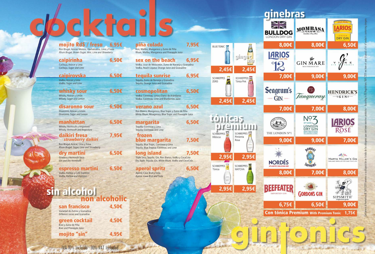 Menu Rincon Del Sol-8
