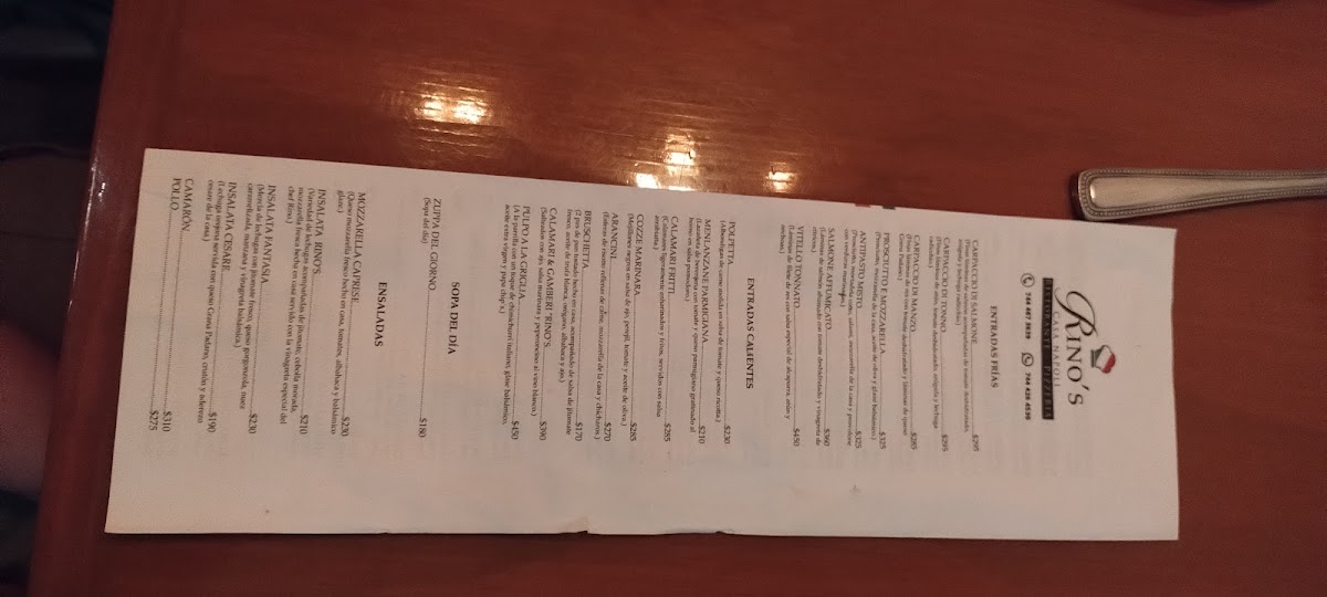 Menu Rinos Casa Napoli-7