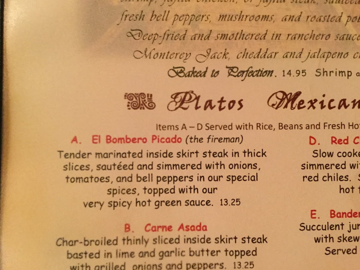 Menu Rio Mirage Cafe- El Mirage Location-9