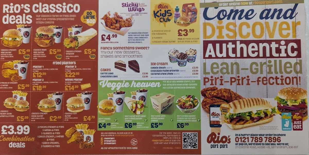 Menu Rio's Piri Piri Hodge Hill-3