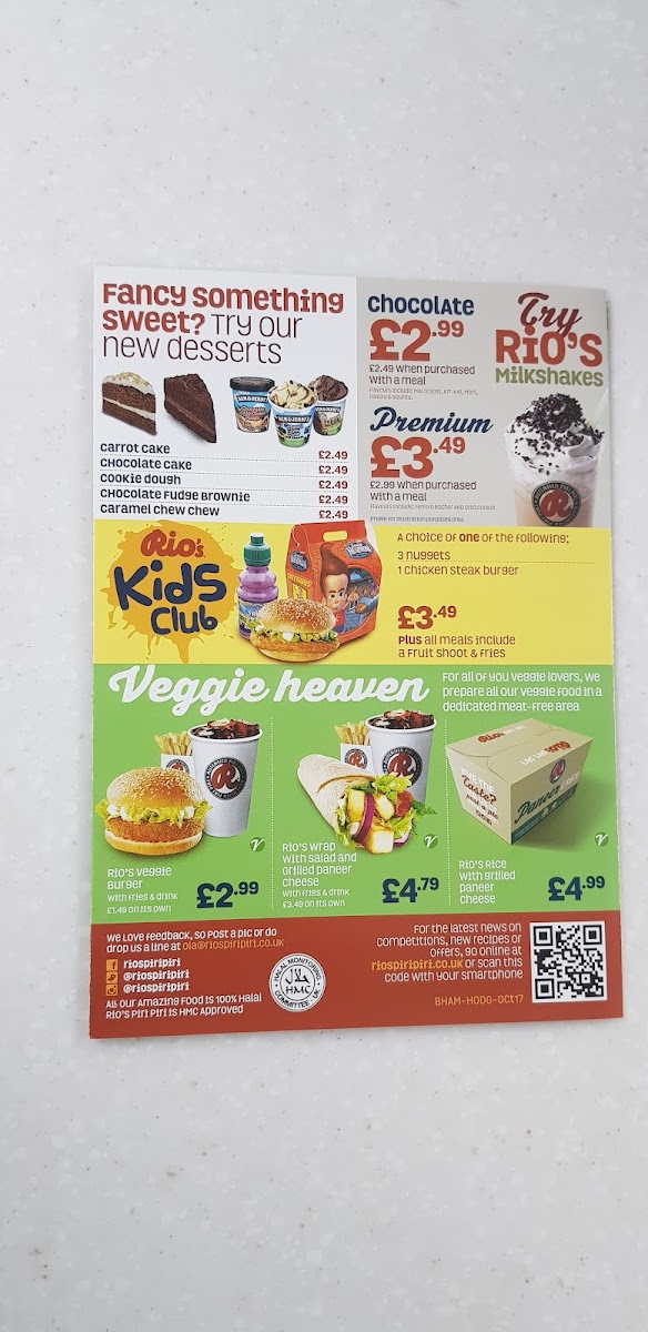 Menu Rio's Piri Piri Hodge Hill-9
