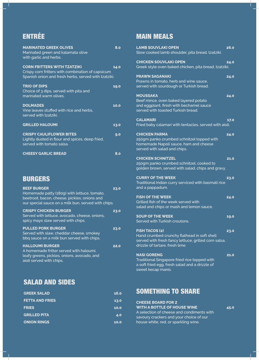 Menu Ripples Cafe & Bar-2