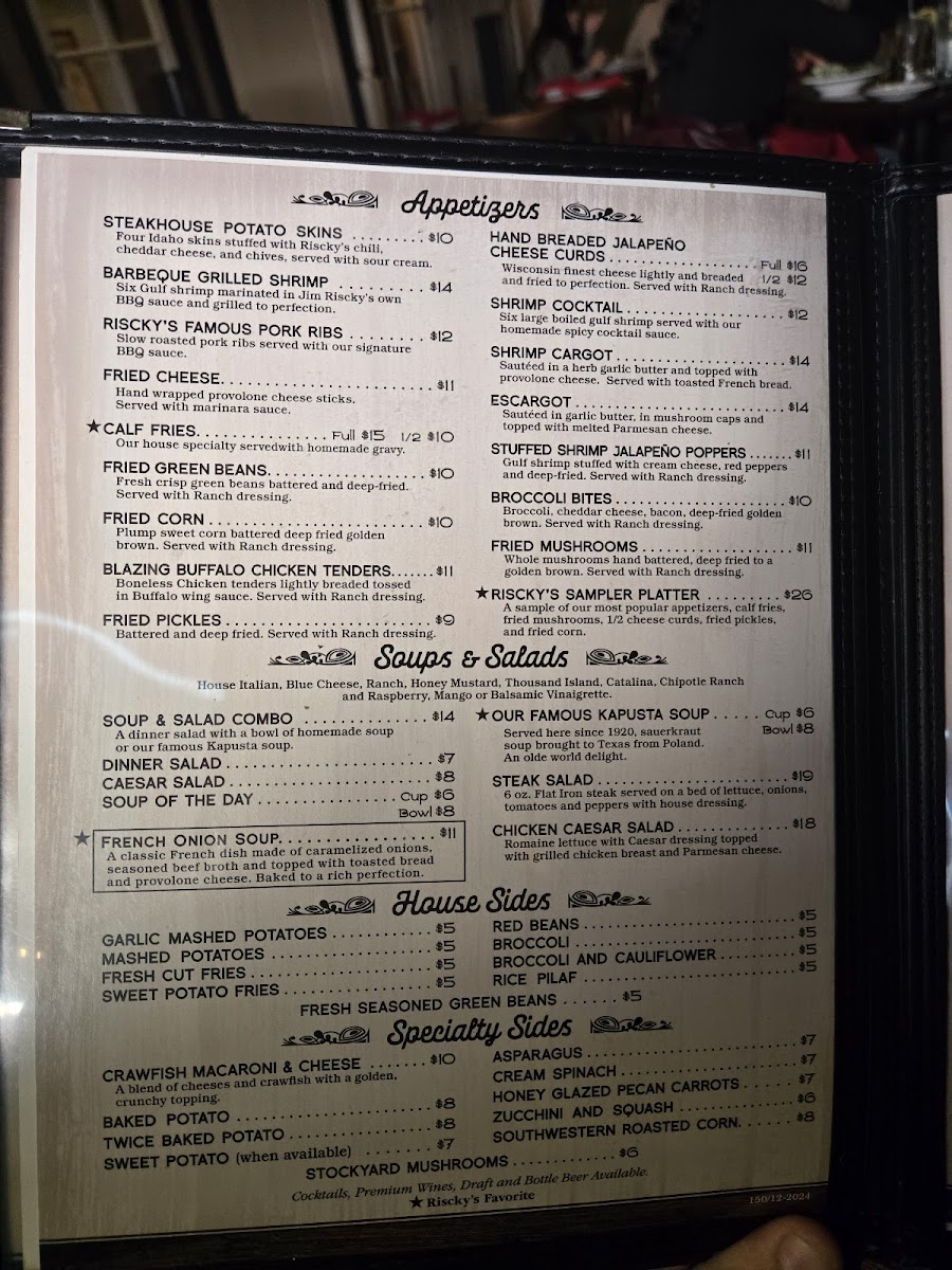 Menu Riscky's Steakhouse-3