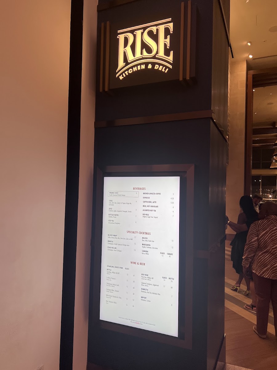 Menu Rise Kitchen & Deli (In Seminole Hard Rock Hollywood)-9