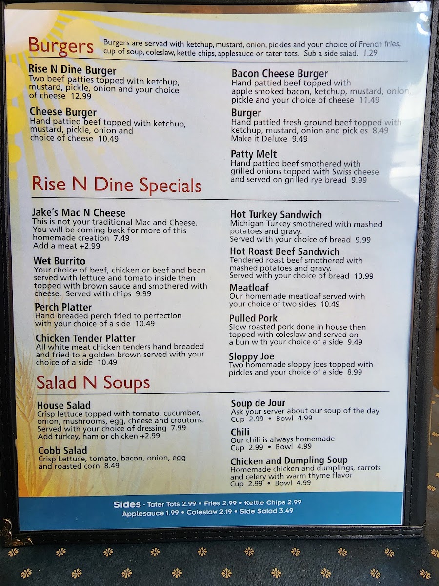 Menu Rise N Dine-2
