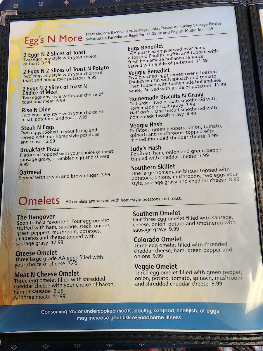 Menu Rise N Dine-3