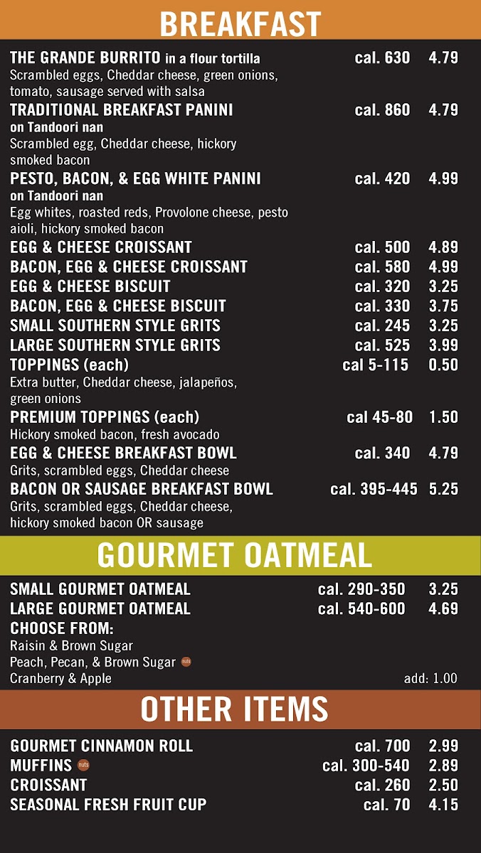 Menu Rising Roll Gourmet Cafe'-2