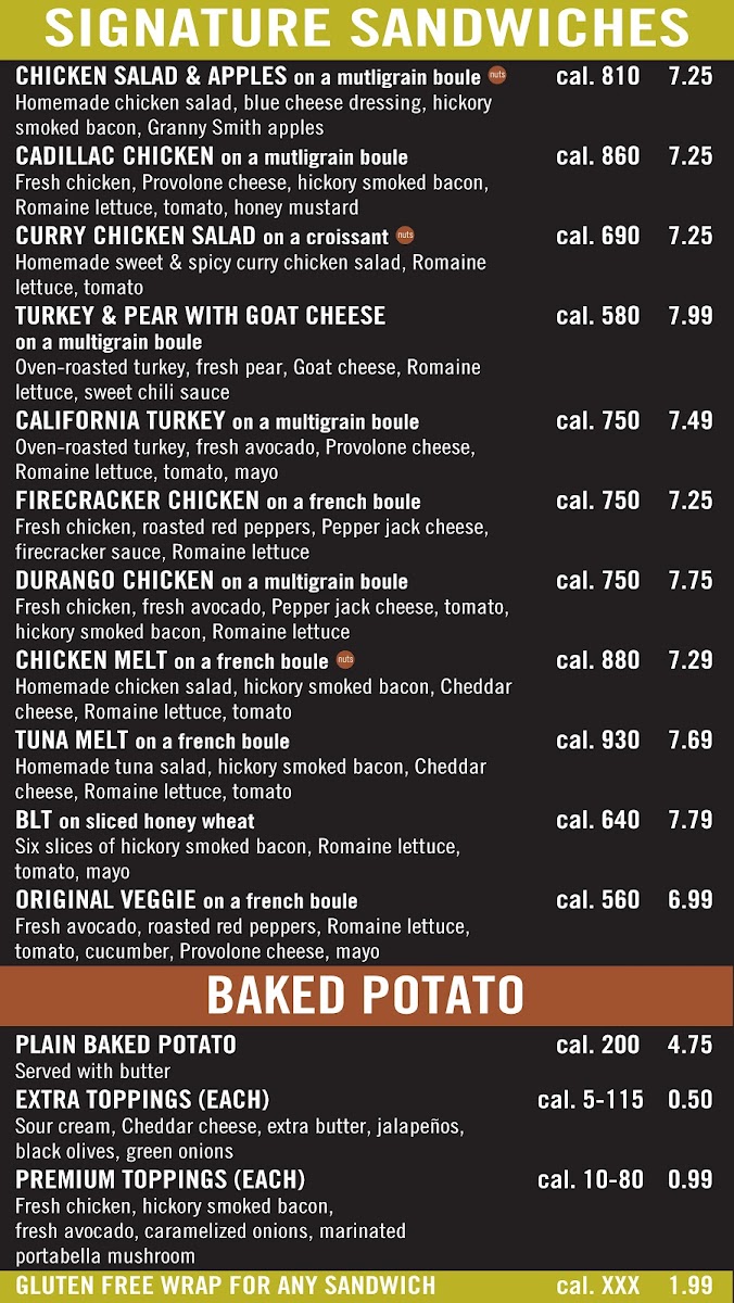 Menu Rising Roll Gourmet Cafe'-3