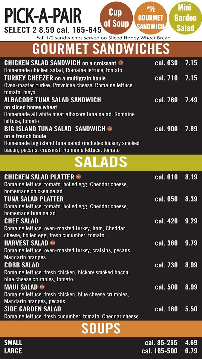 Menu Rising Roll Gourmet Cafe'-5