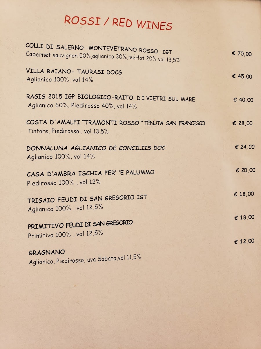 Menu Ristorante '34 Da Lucia'-2