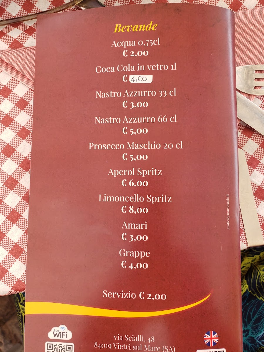 Menu Ristorante '34 Da Lucia'-9