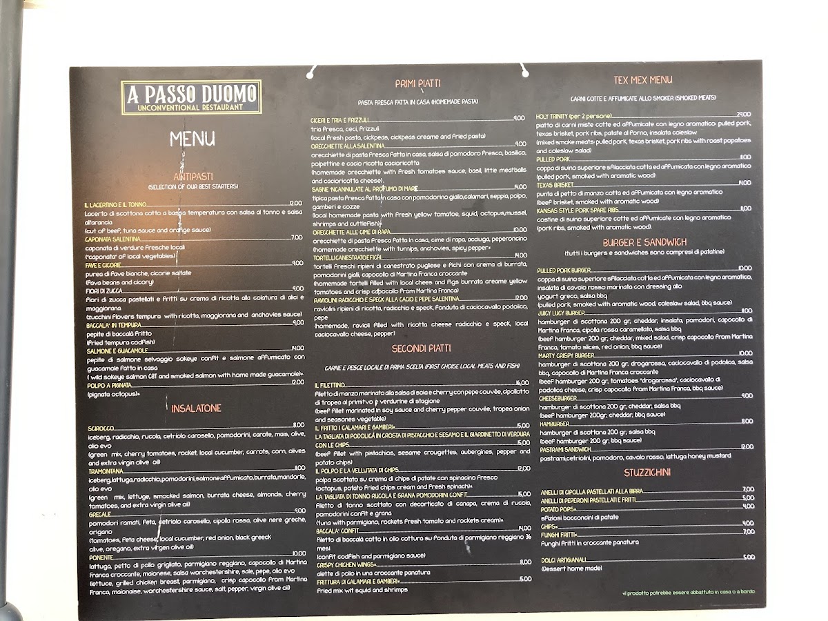 Menu Ristorante A Passo Duomo-2