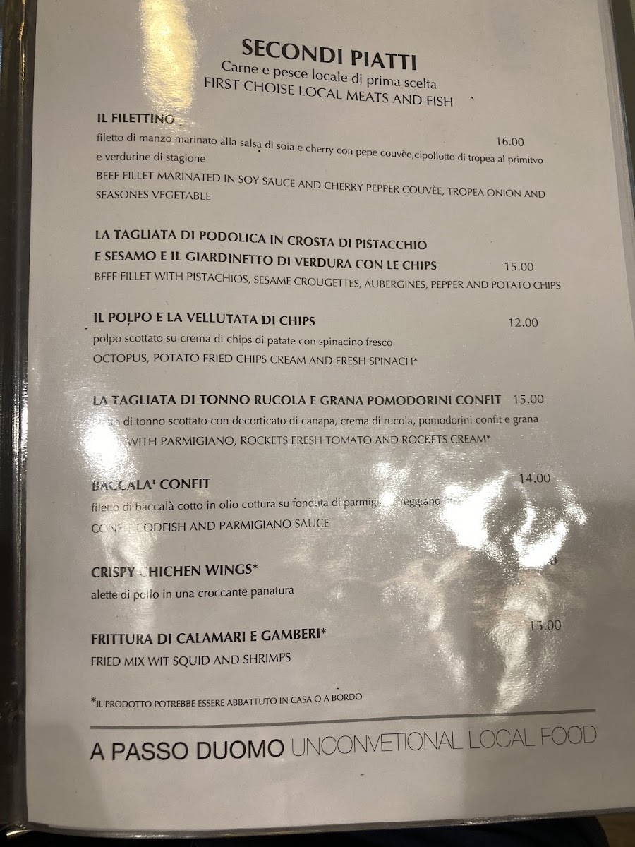 Menu Ristorante A Passo Duomo-4