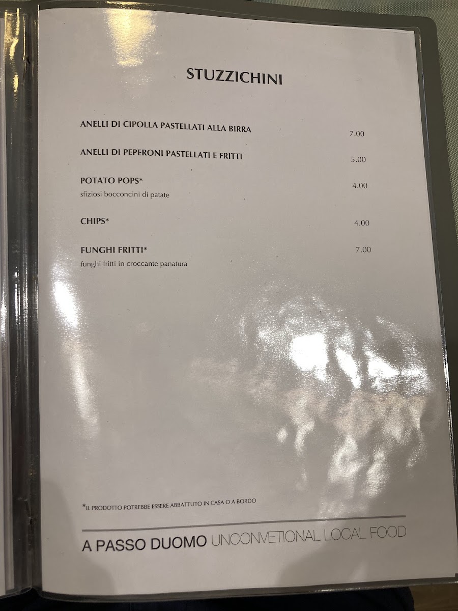 Menu Ristorante A Passo Duomo-9