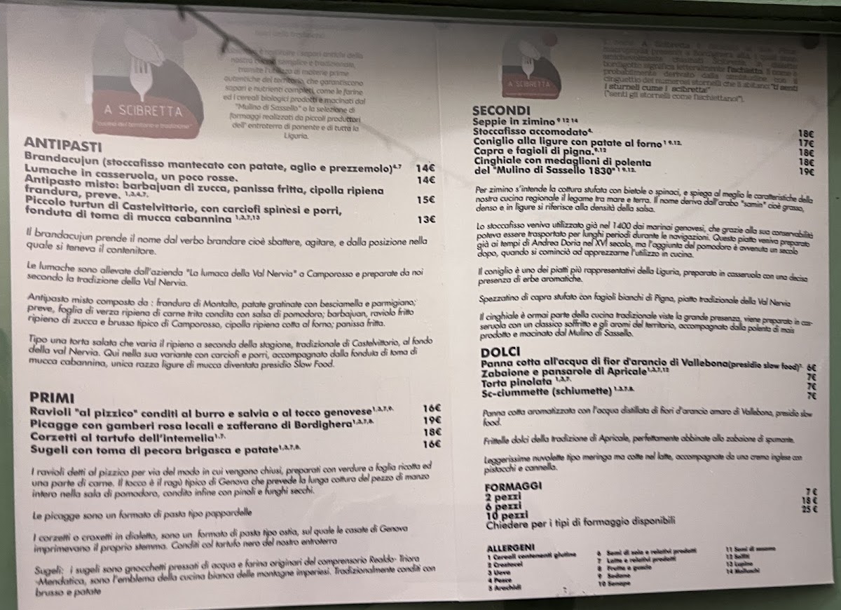 Menu Ristorante A Scibretta-1