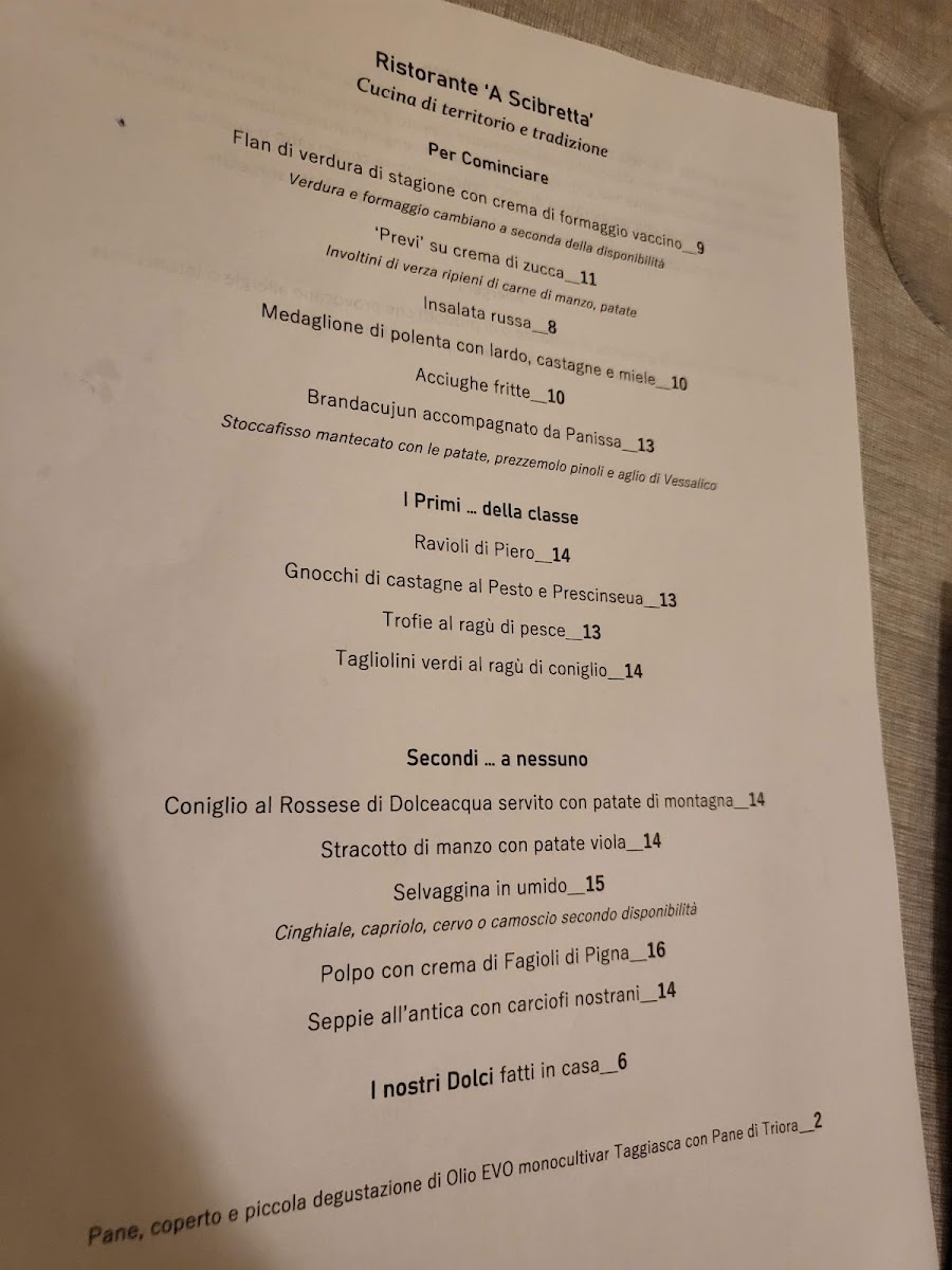 Menu Ristorante A Scibretta-7