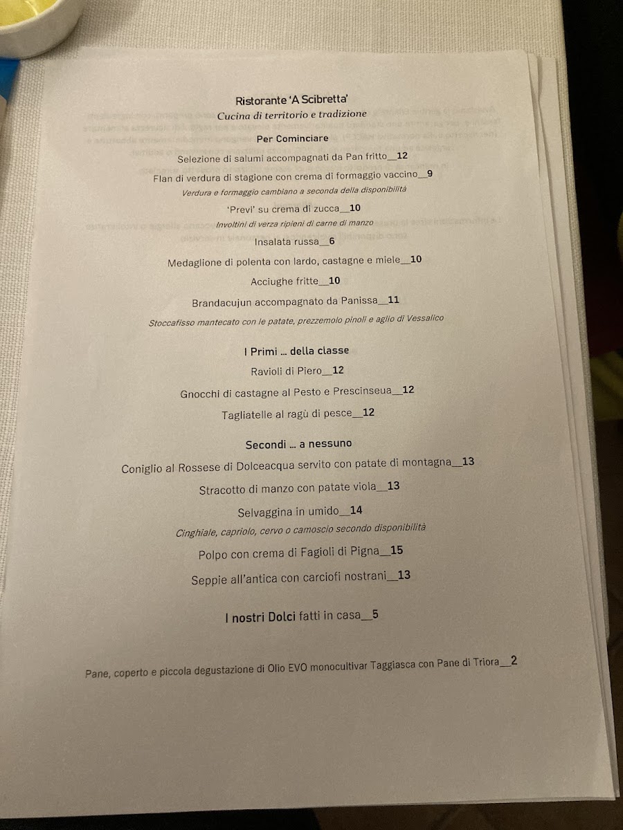 Menu Ristorante A Scibretta-8