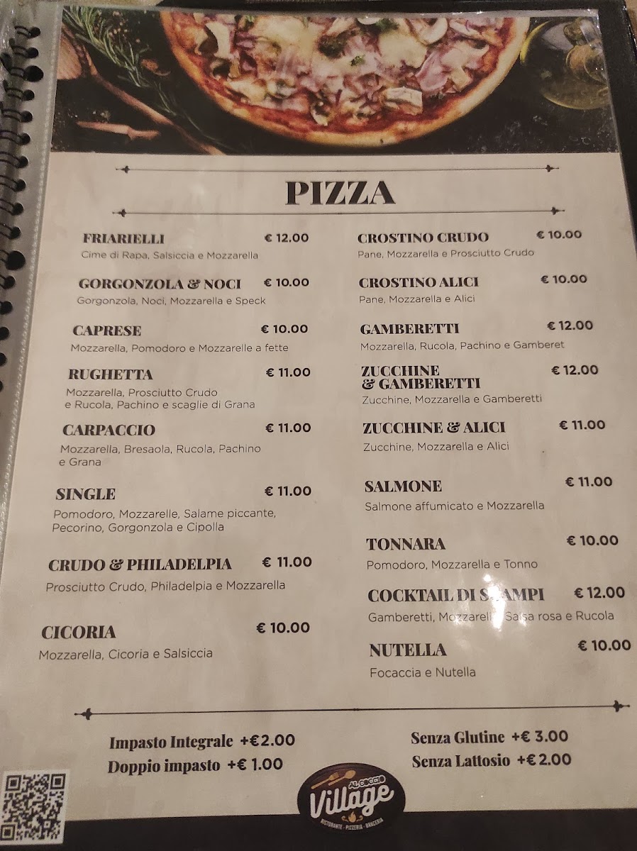 Menu Ristorante Al Coccio Village-1