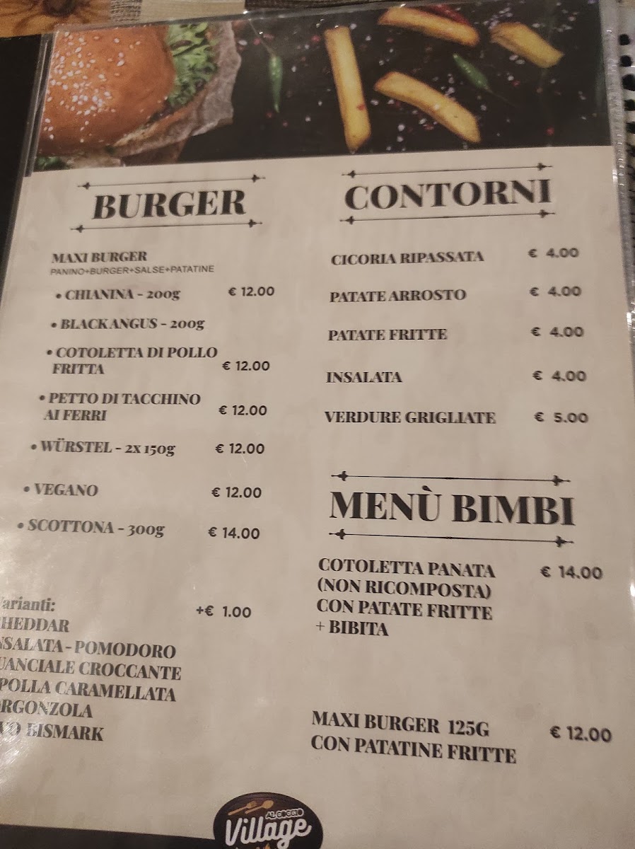 Menu Ristorante Al Coccio Village-10