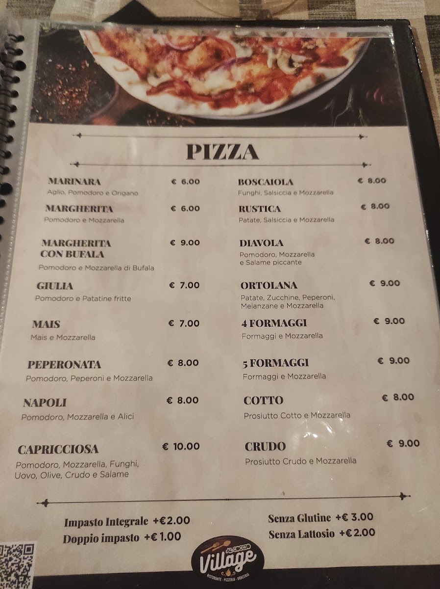 Menu Ristorante Al Coccio Village-3