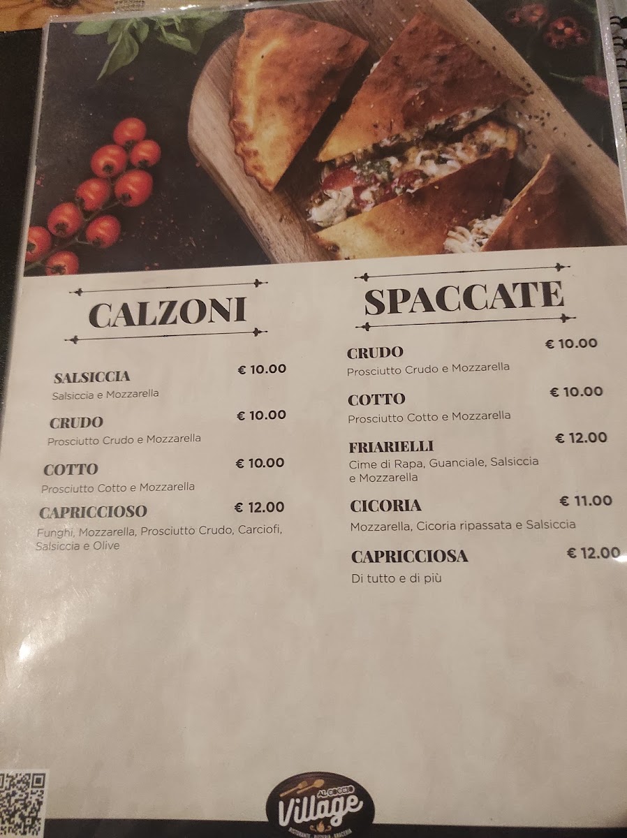 Menu Ristorante Al Coccio Village-5