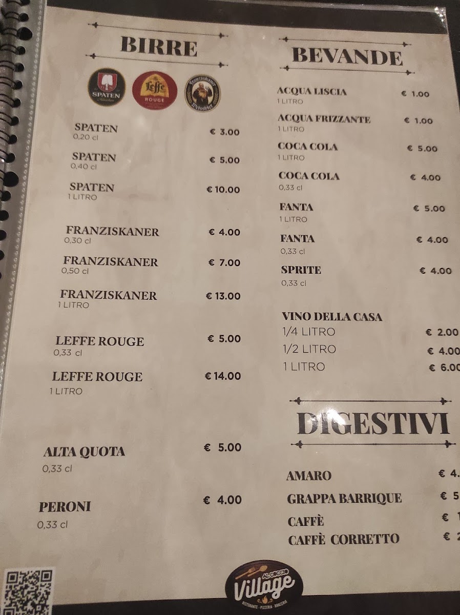 Menu Ristorante Al Coccio Village-6