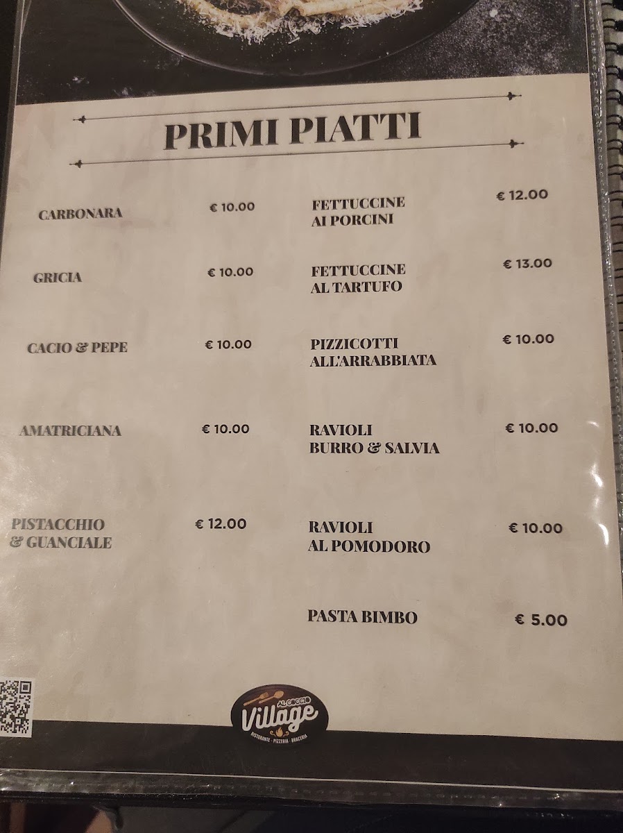 Menu Ristorante Al Coccio Village-9