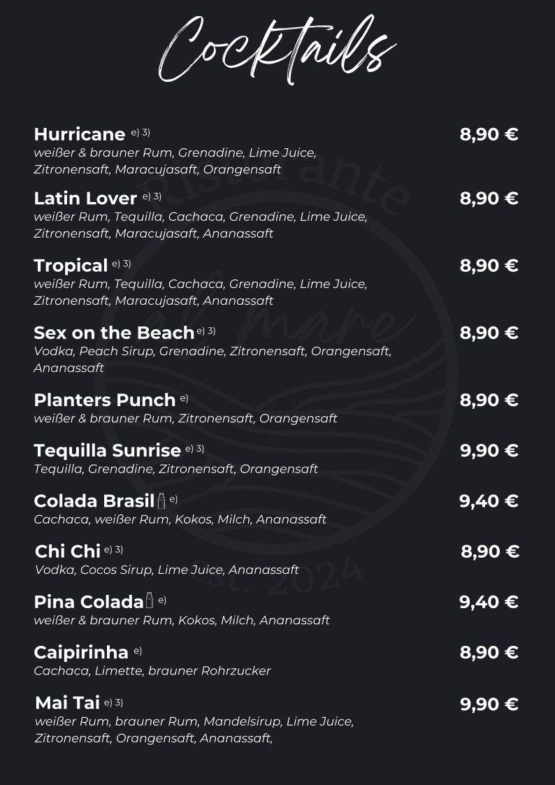 Menu Ristorante Al Mare-7