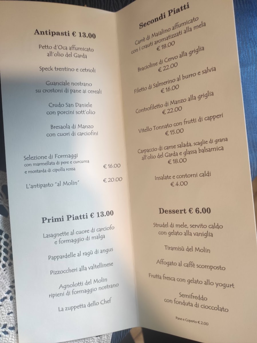 Menu Ristorante Al Molin-2